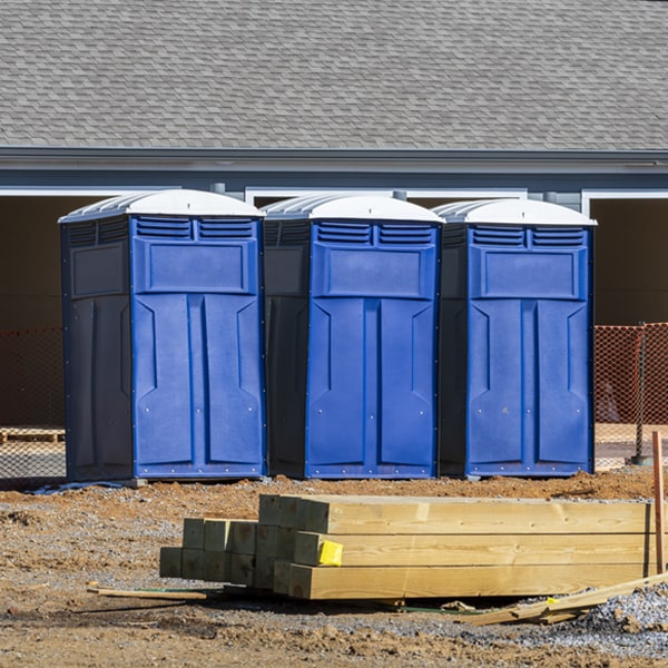 is there a specific order in which to place multiple portable restrooms in Park City